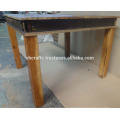 рециркулированный деревянный обеденный стол